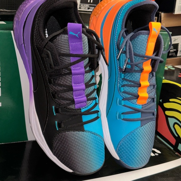 Puma “Uproar ASG Fade” Men’s Size 11 US *New with og Box” Purple/Orange - Picture 4 of 10